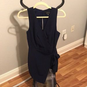 Navy blue romper
